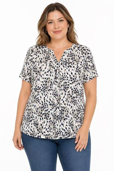 Picture of SUMMER TOP STRETCH WITH BUTTON ON COLLAR